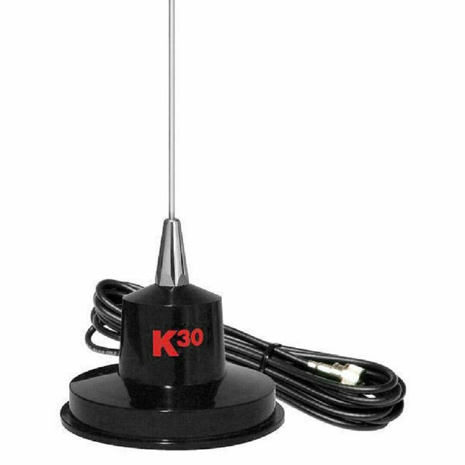 K40 Antennas & Accessories K-30 35" Magnet Mount Stainless Steel Antenna