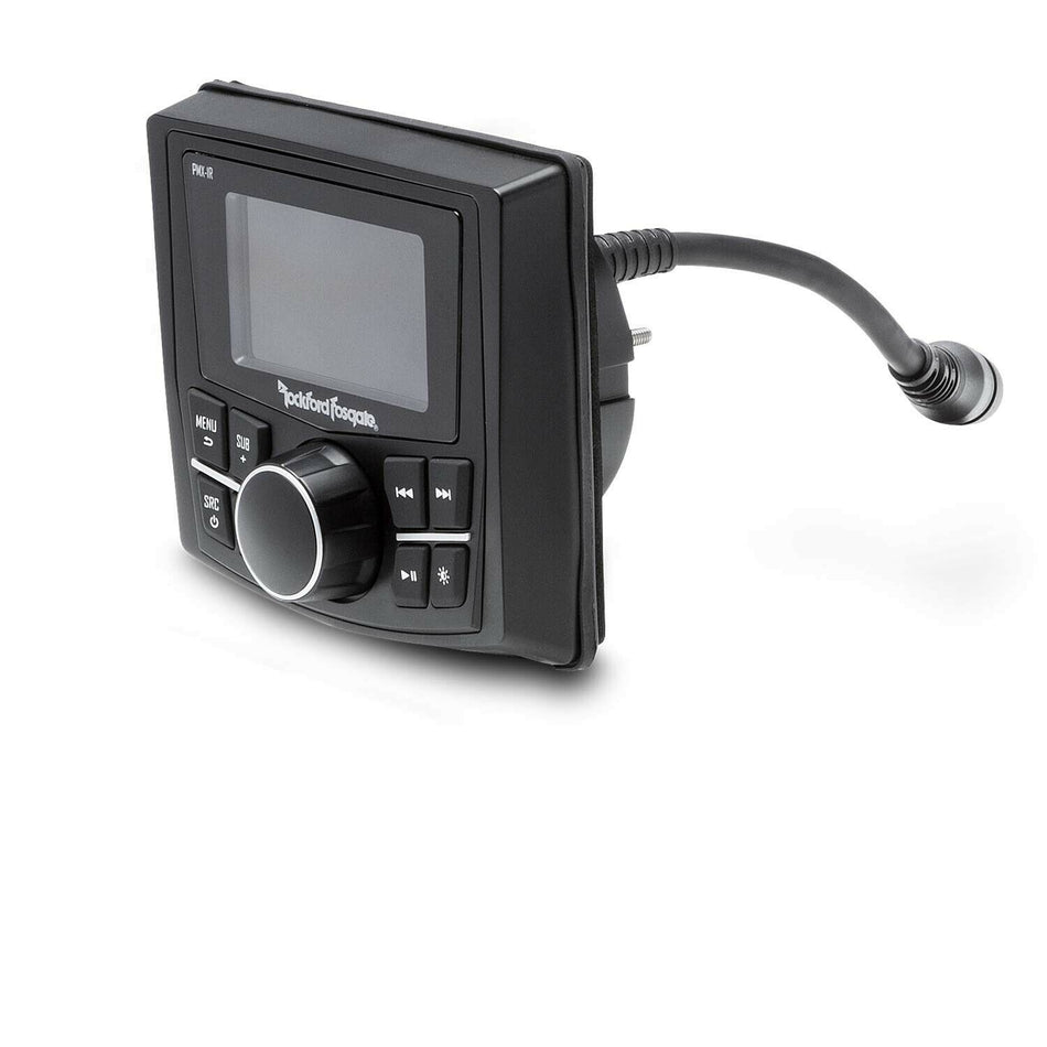 Rockford Fosgate PMX-1R Wired Remote Controller with 2.7 Inch Display for PMX Units