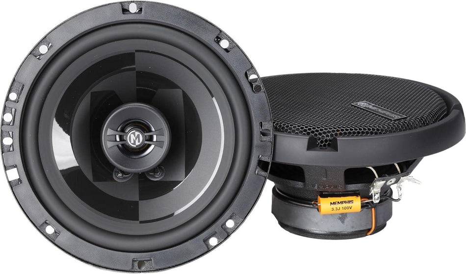 Memphis PRX60S 6.5" Shallow 2-Way Speaker with Swivel Tweeters 100W Peak 50W RMS