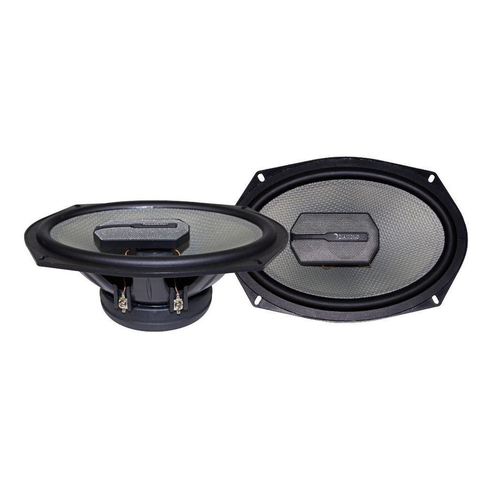 Diamond Audio DMD693 MAX Power 140 Watt DMD 6" x 9" 3-Way Speakers and Tweeters