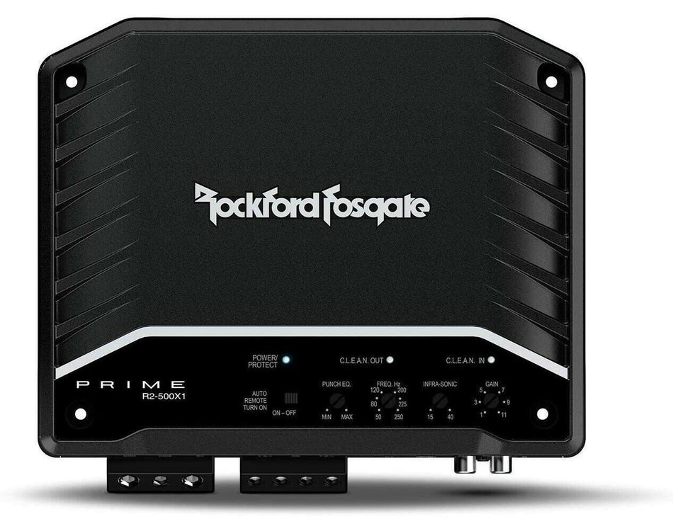 Rockford Fosgate R2-500X1 Punch 500 Watt Mono Amplifier Car Amplifiers
