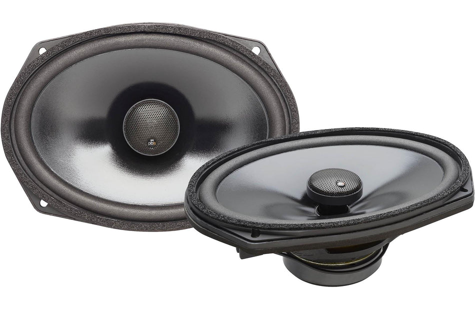 PowerBass OE692T-CN2 6x9" Thin-Mount Coaxial Speaker System 120W Peak 60W RMS