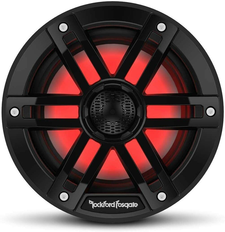 Rockford Fosgate M1-6B Color Optix 6 Inch 2 Way Coaxial Multicolor LED Marine Speaker Pair