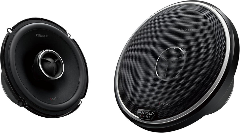 Kenwood KFC-X175 Excelon Series 6.5" 2-Way Speaker 1" Tweeter 240W Peak 80W RMS