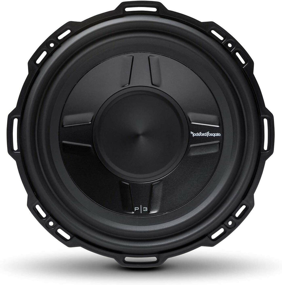 Rockford Fosgate P3SD2-12 Punch Dual 2 Ohm Voice Coil 12 Inch Slim Subwoofer
