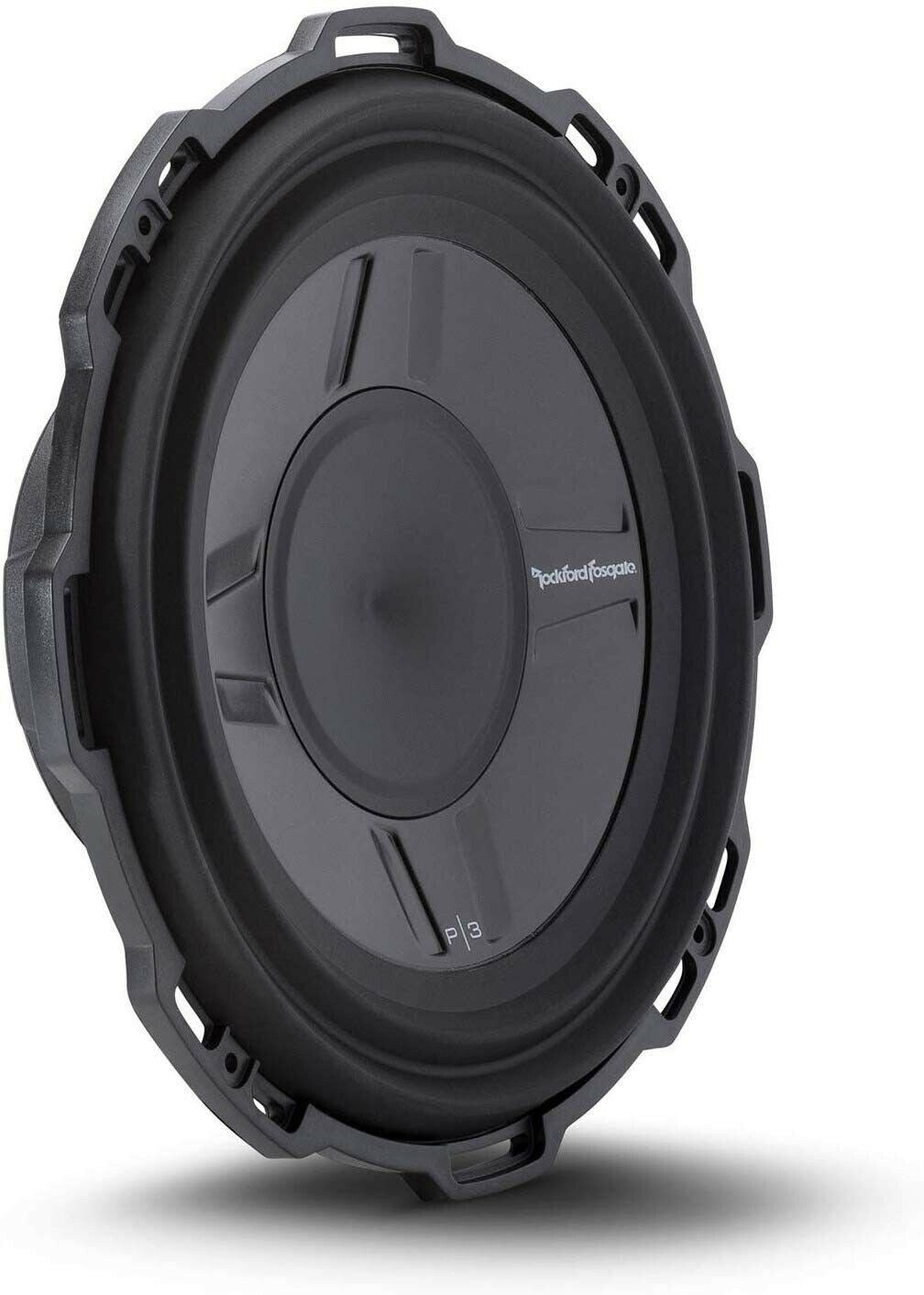 Rockford Fosgate P3SD2-12 Punch Dual 2 Ohm Voice Coil 12 Inch Slim Subwoofer