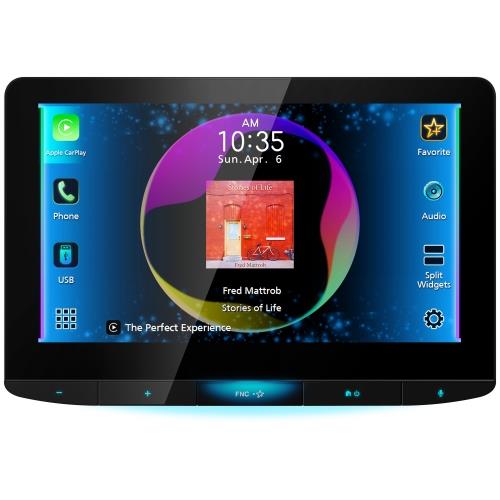 JVC KW-Z1001W 10.1" Multimedia Receiver with Wireless Apple CarPlay/Android Auto
