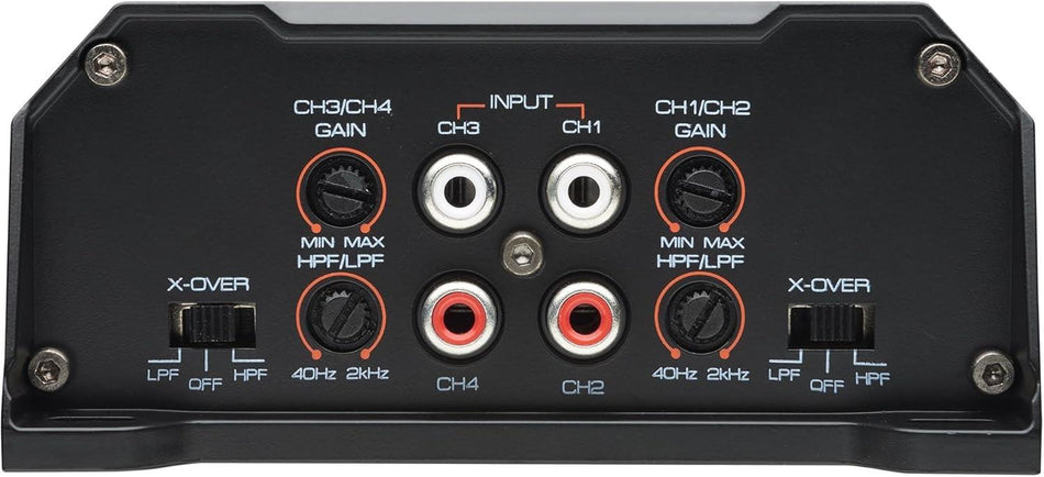 PowerBass PBM-600.4 Mini Amplifier 4-Channel Full Range Class D 600W RMS