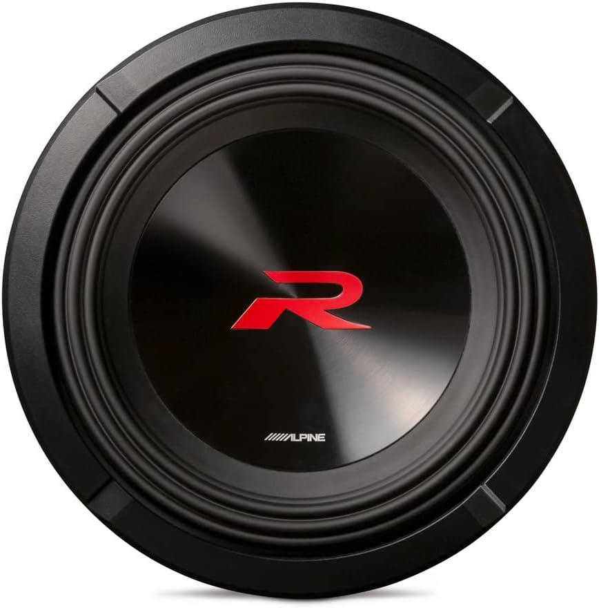 Alpine R2-W10D2 R-Series 10" Subwoofer Dual 2-Ohm Voice Coil 2250W Peak 750W RMS