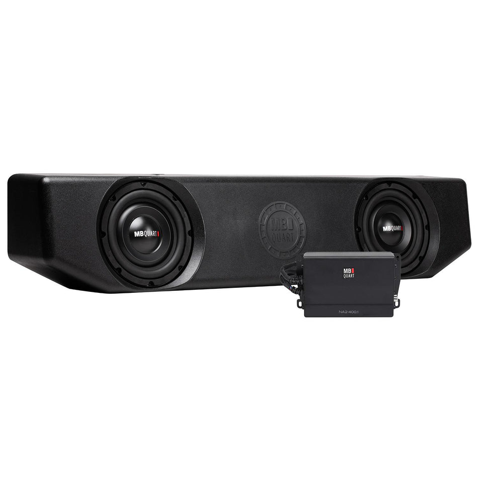 MB Quart MBQJT-SUBA-1 Underseat Dual 8" Subwoofer & Amplifier for Jeep Gladiator