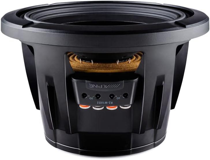 Alpine R2-W10D2 R-Series 10" Subwoofer Dual 2-Ohm Voice Coil 2250W Peak 750W RMS