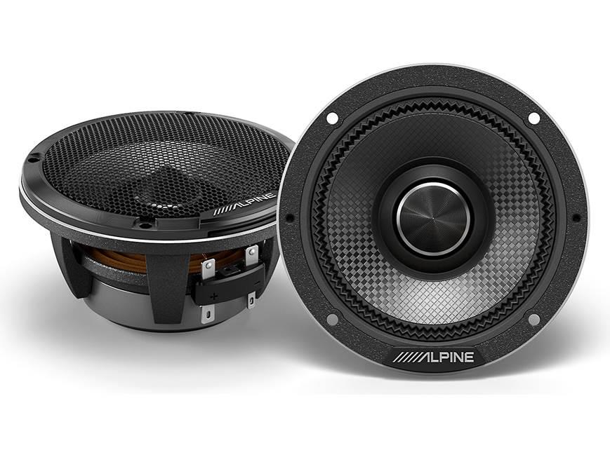 Alpine HDZ-653S Status Hi-Res Series 6.5" 3-Way Slim Fit Component Speaker Set