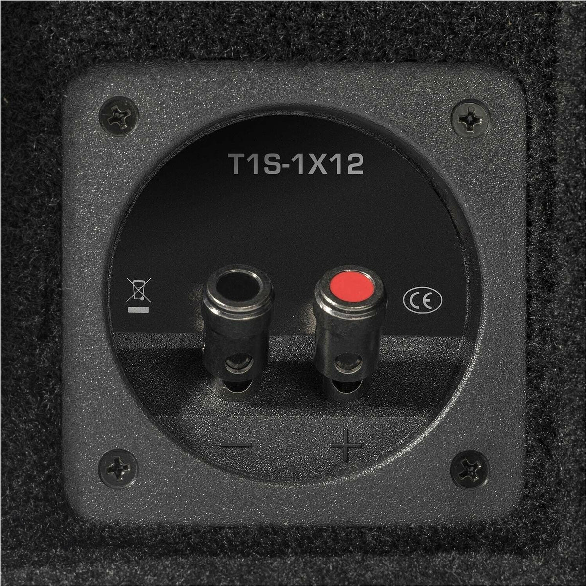 Rockford Fosgate T1S-1X12 Single Sealed Loaded Subwoofer Enclosure 1 Ohm