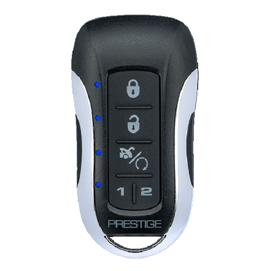 Prestige 18TWLOR 2 Way Replacement Remote Key FOB TBQT12 LR2W for PE1M2LEDZ New