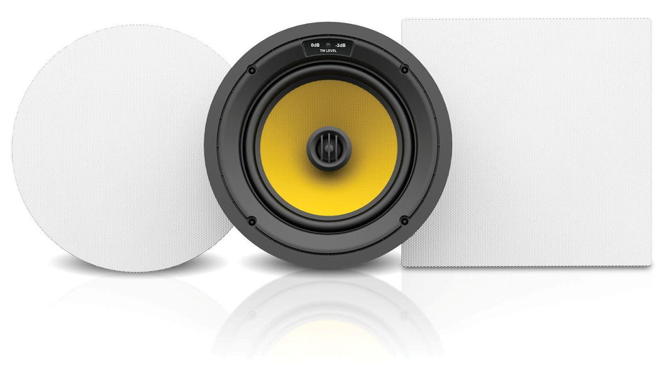 MTX T825CW Thunder Series 8" 2-Way In-Wall/In-Ceiling Speaker 125W RMS Power