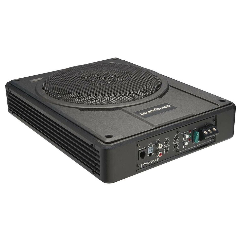 PowerBass STA-10 10 Inch Single 200 Watt RMS Amplified Under Seat Subwoofer Enclosure