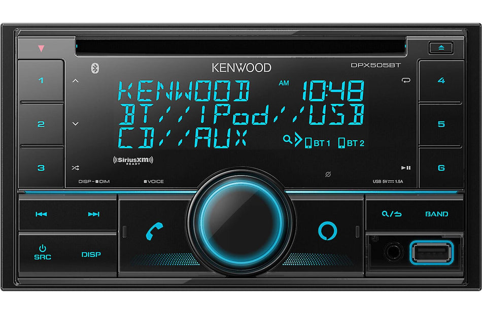 Kenwood DPX505BT Double DIN CD Receiver Deck