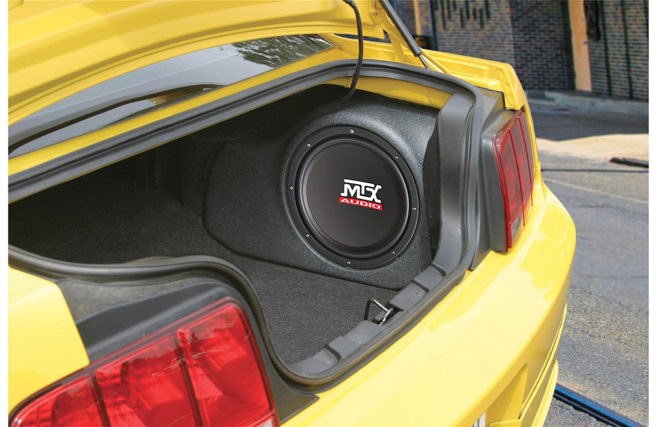 MTX FMUST05BK12-TN ThunderForm Loaded 12" Subwoofer For Ford Mustang 2005-2012