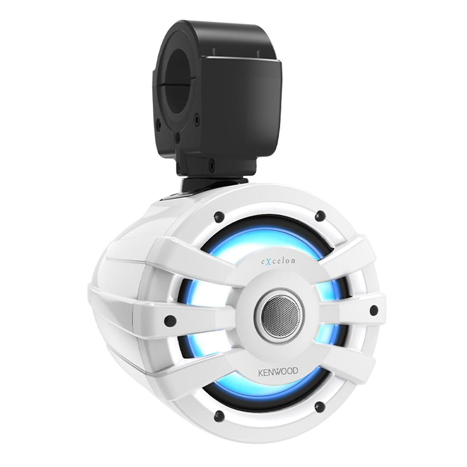 Kenwood XM77TWL 7.7" 2-Way Marine Tower Speaker Pod with RGB LED 100W RMS Power