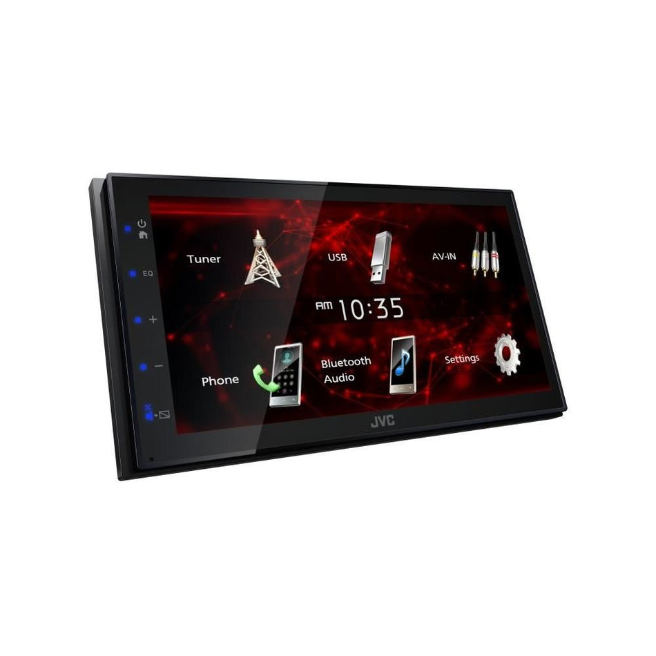 JVC KW-M180BT 6.8" Multimedia Receiver Double-DIN with Bluetooth & USB Mirroring