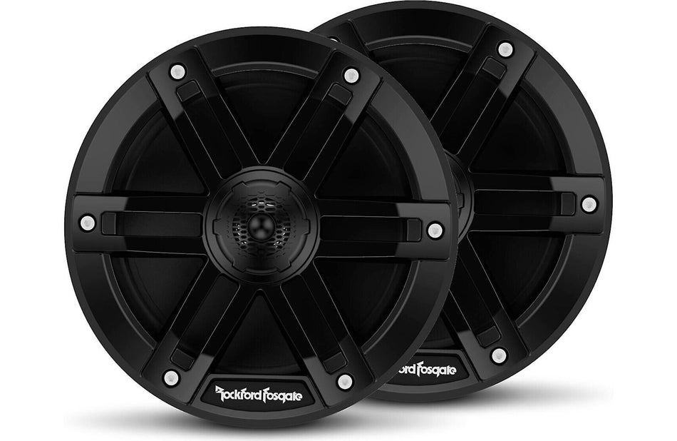 Rockford Fosgate M0-65B 6.5" Marine Grade Speakers - Black