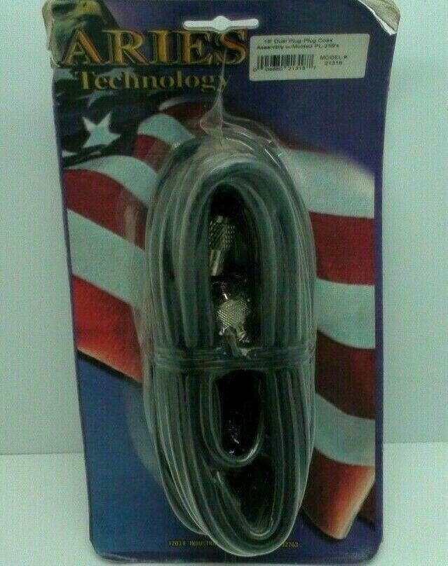 Aries A-18PL Belden Radio 18' Coax Cable