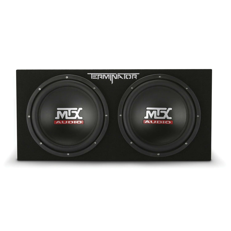 MTX TNP212D2 Dual 12'' Sealed 2Î© Enclosure & Mono Block Amplifier