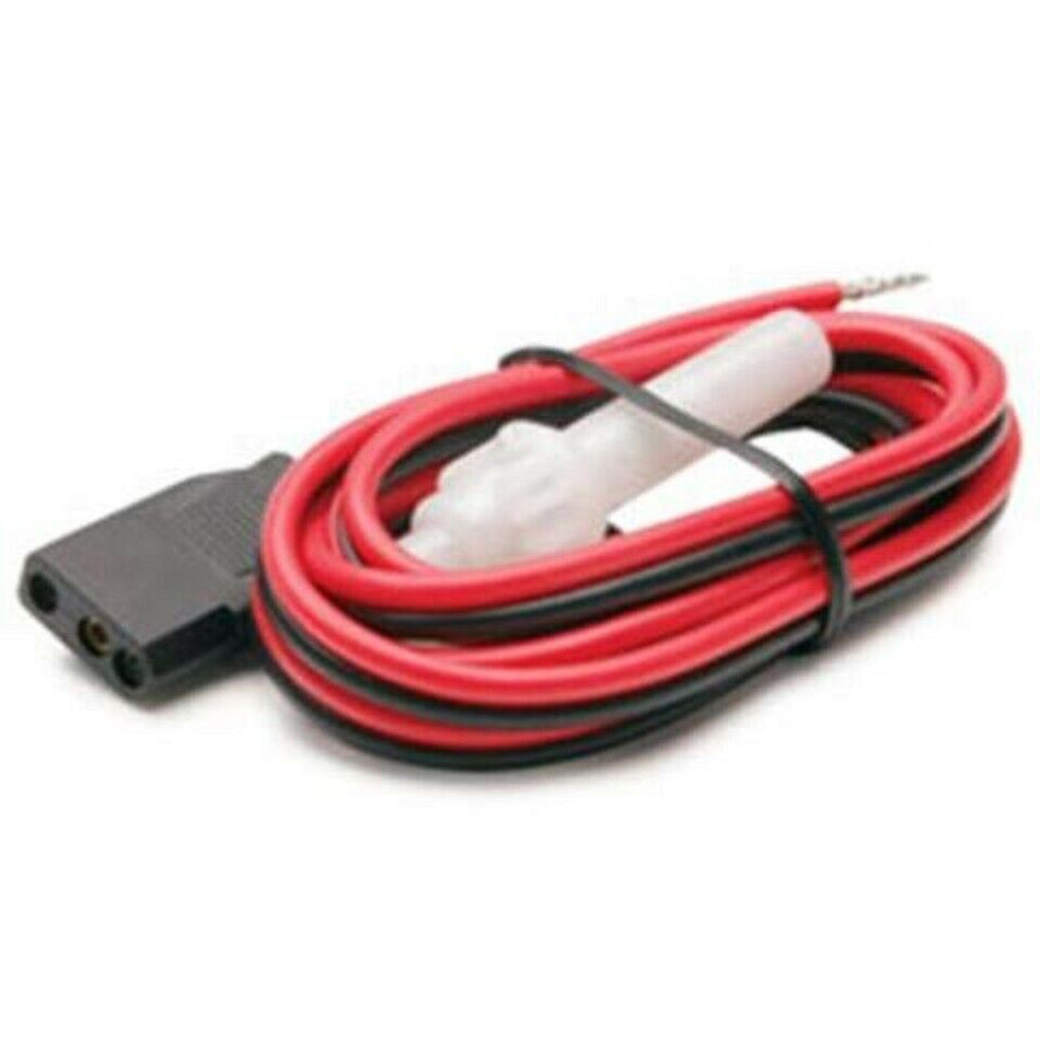 Truckspec TSPSCBH-3 CB Radio 3-Pin 2-Wire Replacement Fused Power Cord Plug 12v