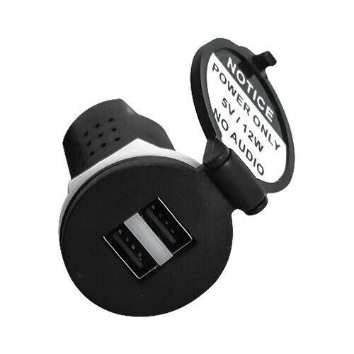 Audiovox USBCHG2 Dual Outlet USB 2.5 Amp Quick Charging Adapter Port Car Wired