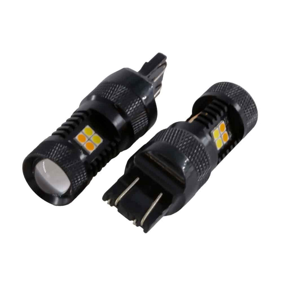 Lucas Lighting L-7443SB Switchback Canbus Bulb 16 LED High Output White & Amber
