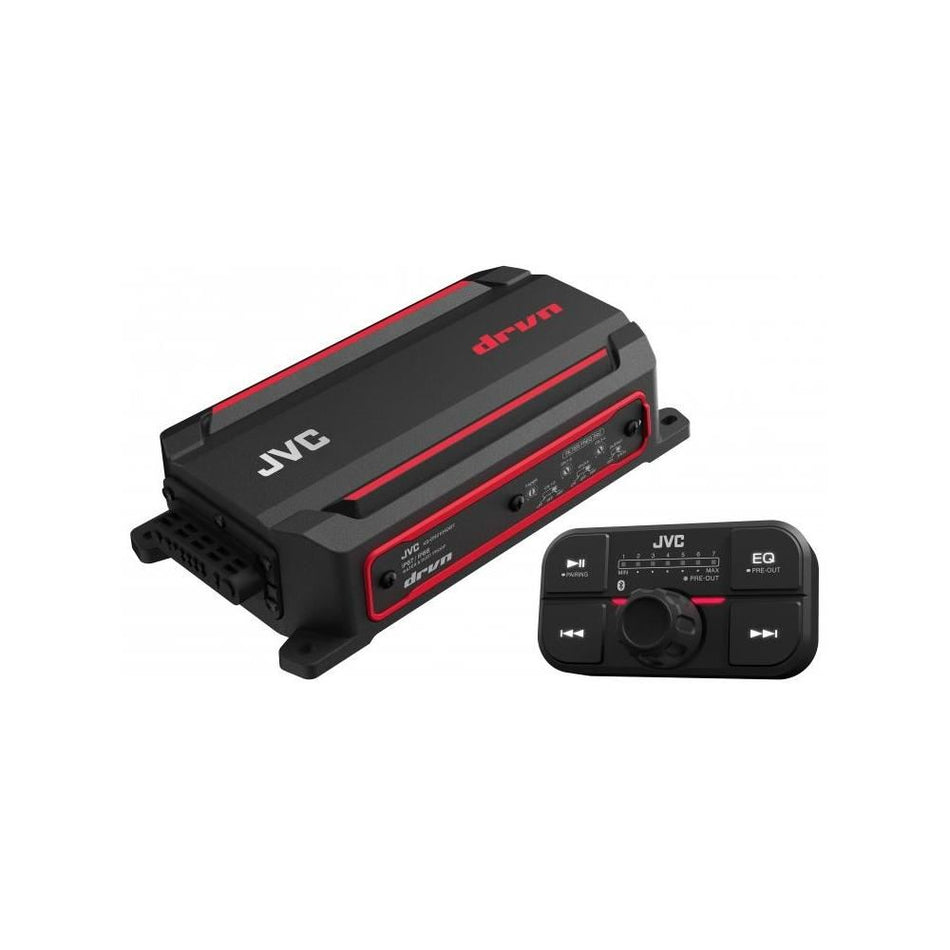 JVC KS-DR2104DBT Marine Digital Amplifier 4-Channel and Bluetooth Remote Control