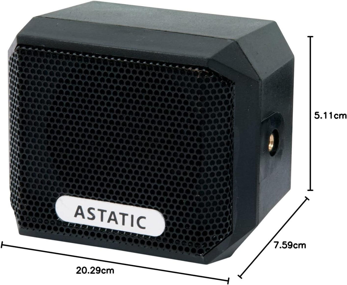 Astatic 302-VS4 TM Classic External CB Radio 5 Watts Speaker and 10 Feet Power Cord
