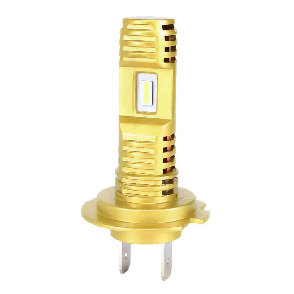 Lucas Lighting MX-H7 Headlight Bulbs Pure White LED 8K Lumen Brightness Single Output Pair
