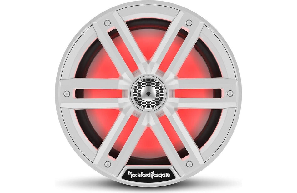 Rockford Fosgate M2-8 Color Optix 8 Inch 2 Way Coaxial Multicolor LED Marine Speakers