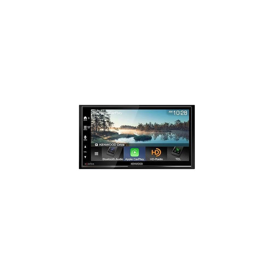 Kenwood DMX709S 6.8" Multimedia Receiver Dual DIN LCD Panel with Apple CarPlay