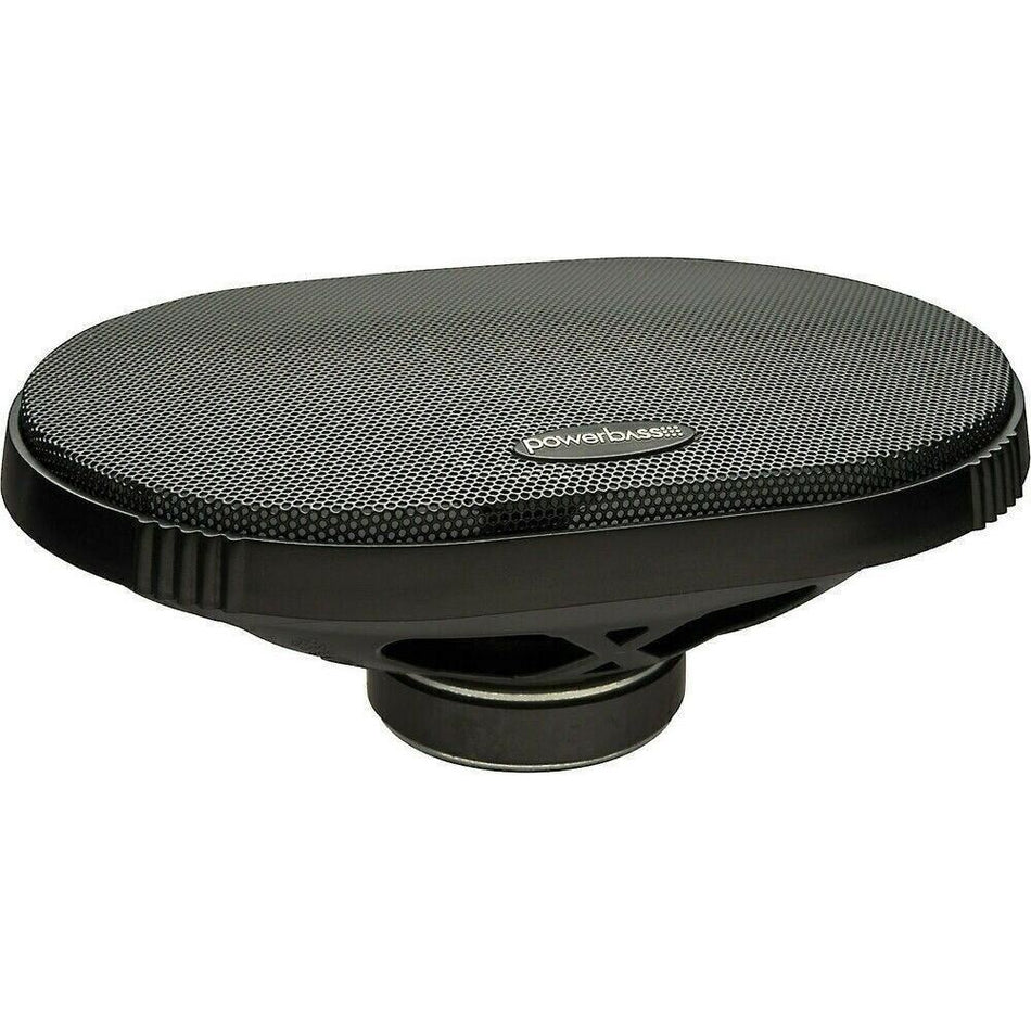 PowerBass OE-692T 6 X 9 Inch 2 Ohm OEM Replacement Shallow Mount Coaxial Speakers Pair