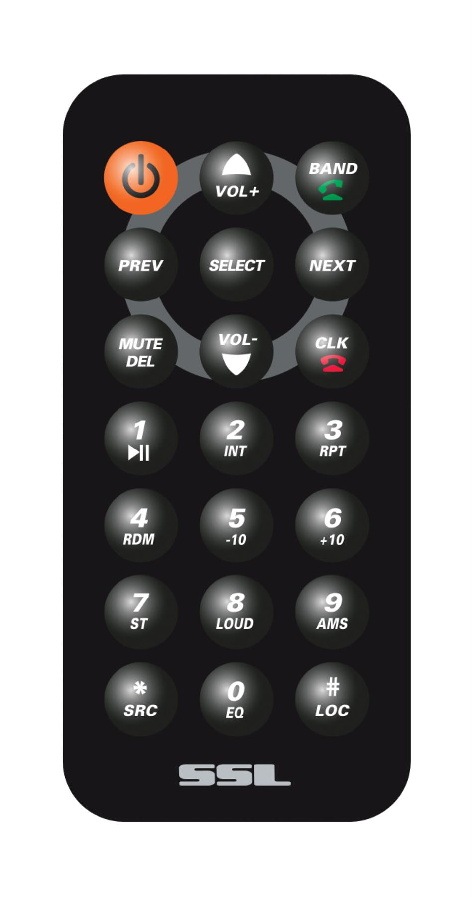 Sound Storm Labs ML43B Multimedia Receiver 1-DIN Wireless Remote Bluetooth Audio