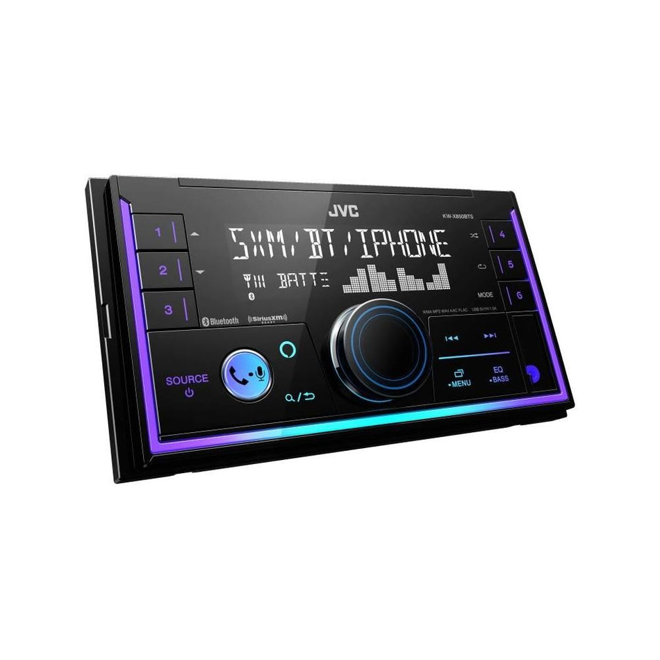 JVC KW-X850BTS Digital Media Receiver Double-DIN Amazon Alexa/Bluetooth/Dual USB