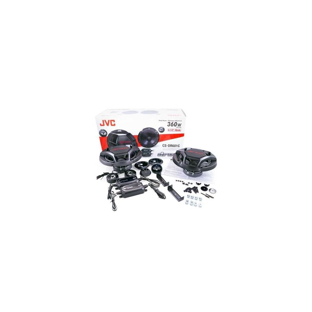 JVC CS-DR601C DRVN Series 6.5" 2-Way Component Speaker System 360W Peak 4-Ohms