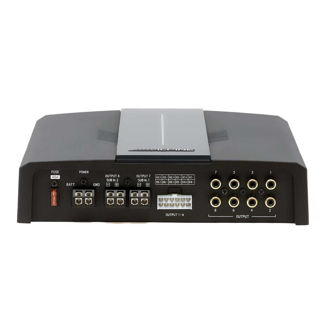Alpine PXE-C80-88 OPTIM8 8-Channel Digital Sound Processor Amplifier Auto Tuning