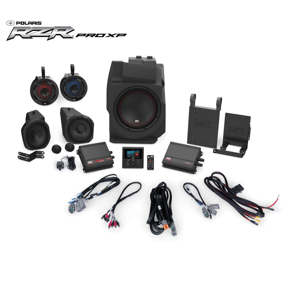 MTX PROXP-20-THUNDER5 5-speaker amplified audio system for 2020+ Polaris RZR Pro XP vehicles w/RideCommand