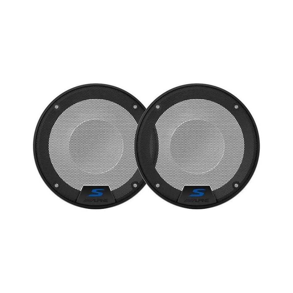 Alpine KTE-S50G 5.25" Mesh Speaker Grilles for S-Series S-S50 Speaker Black