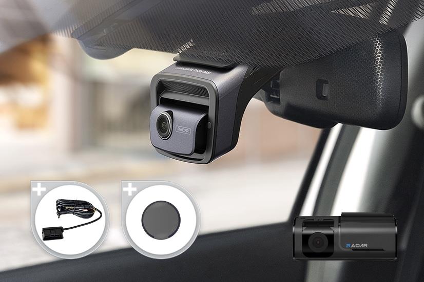 Thinkware TW-U3000D64CO-NA1 Front & Rear GPS Night Vision 152° Dash Cam Bundle