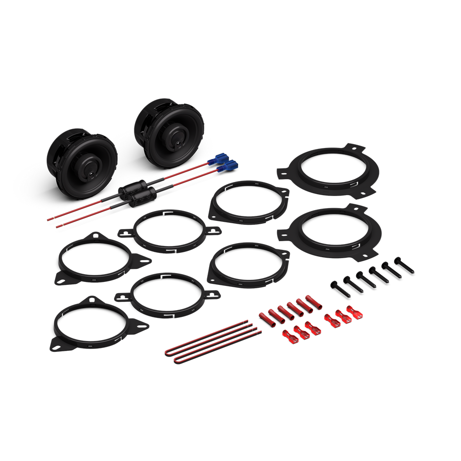 Rockford Fosgate P1V2-3 Punch Series 3.5" 3-Way Coaxial Speaker 75W RMS Power