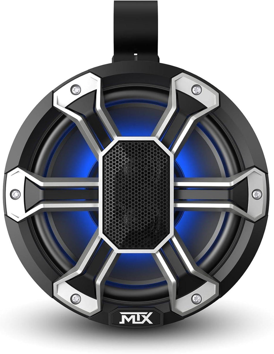 MTX PS8C-BP 8" Powersport Speaker Pods with RGB LED Lighting 300W Peak 150W RMS