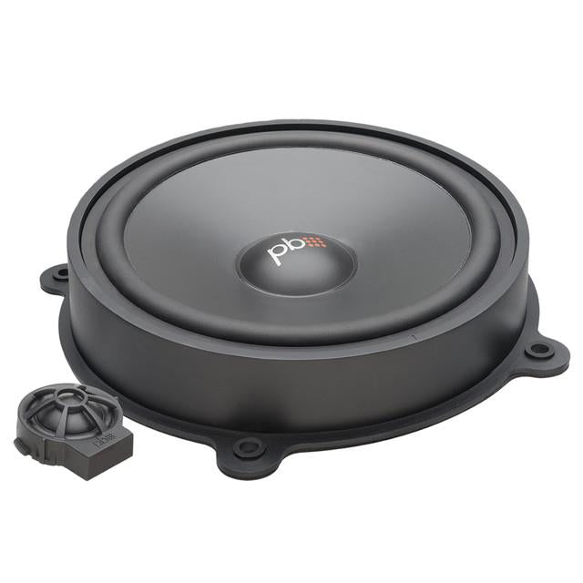 PowerBass OE8C-T3Y Replacement OEM 8" Component System 180W Peak 90W RMS