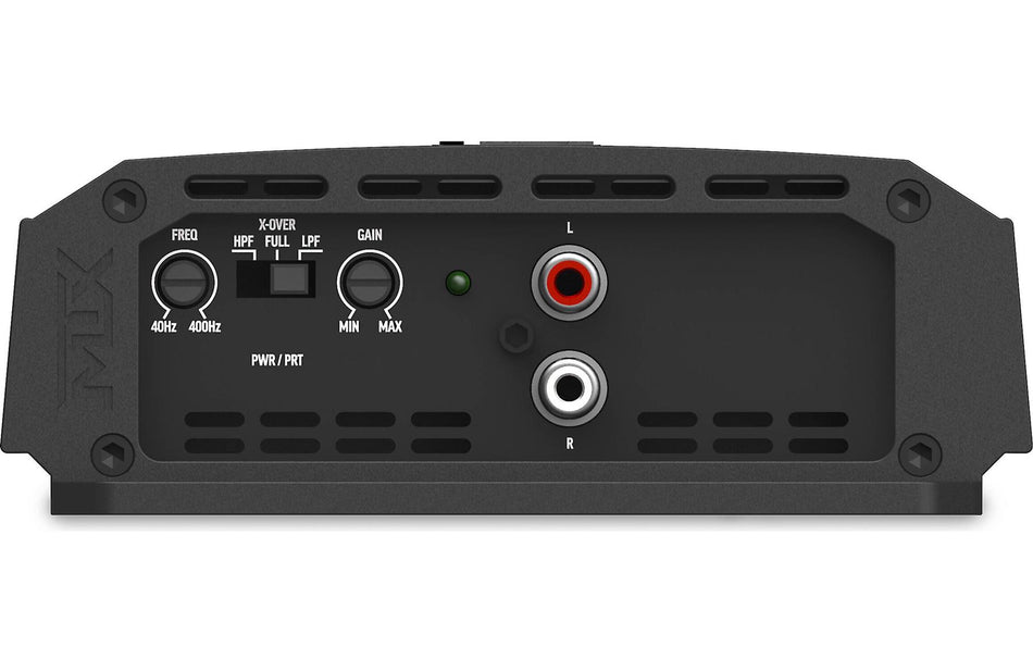 MTX Terminator TN1502 Amplifier 2 Channel Class D 150W RMS Bass Boost Black