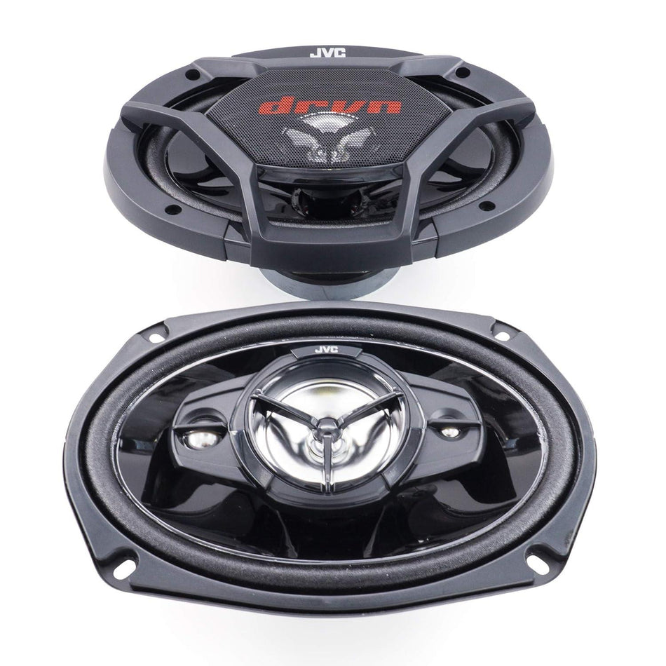 JVC CS-DR6941 DRVN DR Series 6x9" 4-Way Coaxial Speaker Pair 550W Peak 90W RMS