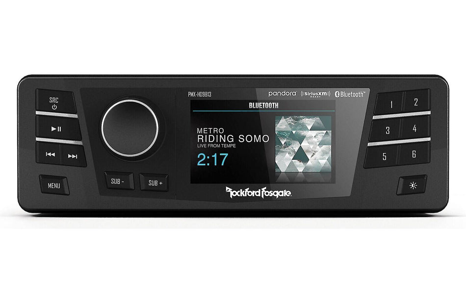Rockford Fosgate PMX-HD9813 Digital Media Receiver Radio Stereo Compatible with HD 98-13