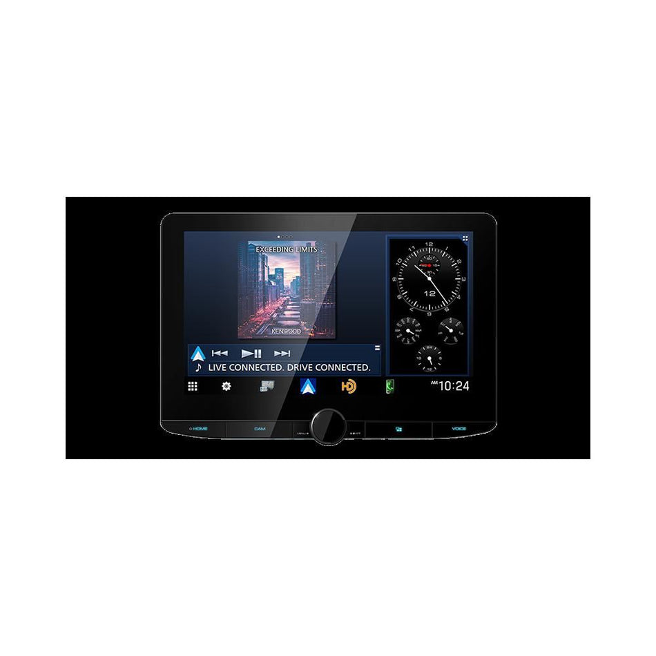 Kenwood DMX1038S 10.1" Digital Multimedia Receiver 1-DIN Wireless Apple CarPlay